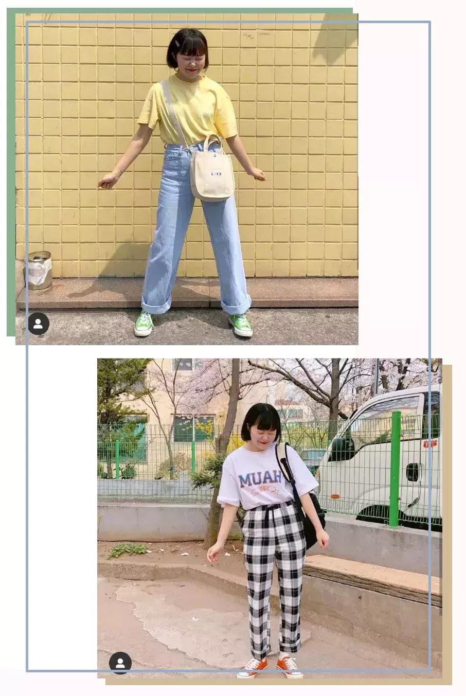 159的女生微胖显矮怎么锻炼体型,矮微胖120-140斤穿衣搭配女秋季