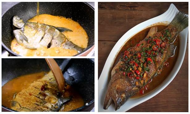 炖鱼小窍门去腥又入味,自己炖鱼原视频