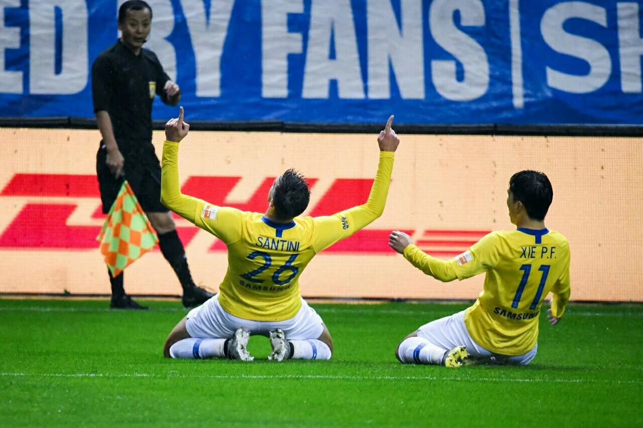 上海申花4-1大胜桑托斯集锦,江苏苏宁vs上海申花比分结果
