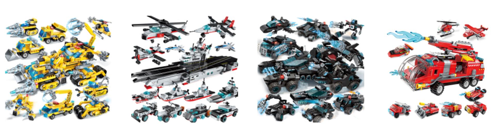 乐高新手拼搭700多颗粒的积木,乐高大块积木拼搭