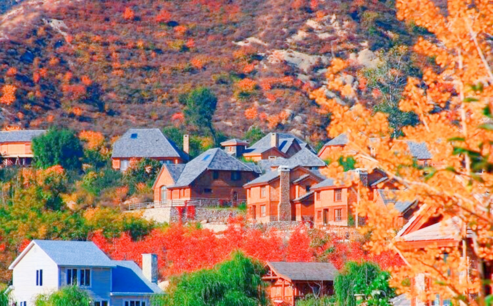 北京附近的欧洲风格小镇,欧美小镇房子