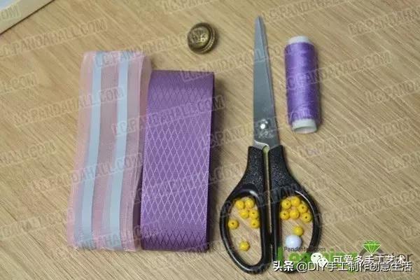 丝带做花带,做花带的教程