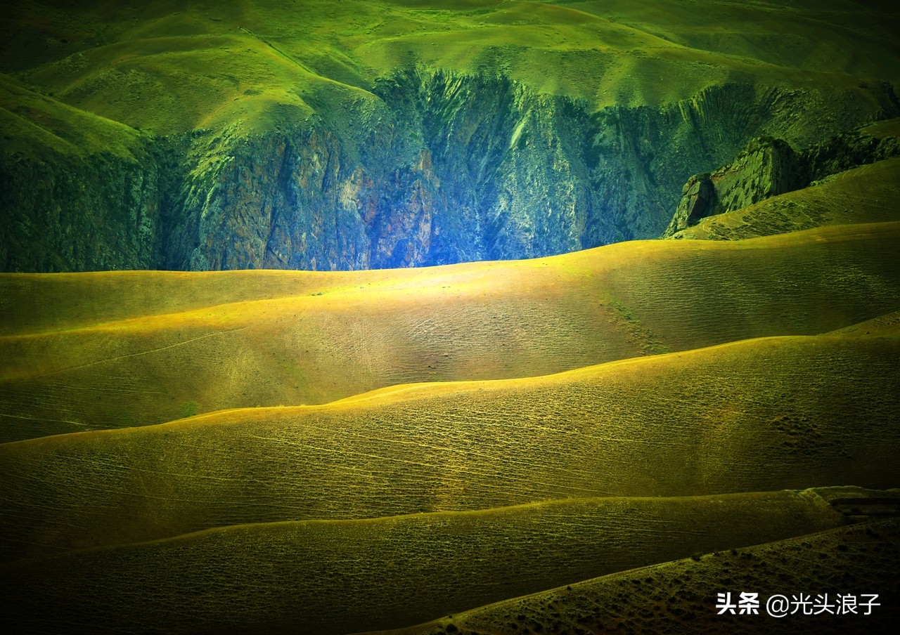 走进大自然观赏大自然的美丽风光,喀拉峻大草原风景太迷人