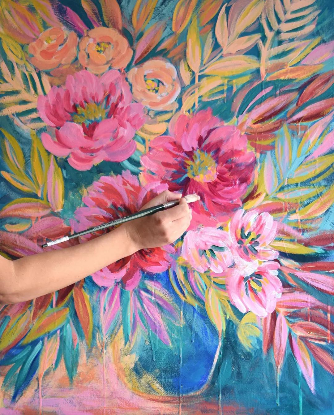 丙烯平涂的正确方法图解,丙烯大面积平涂墙面技巧