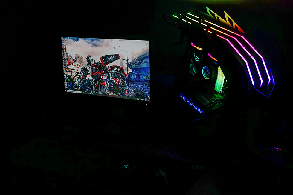 科技以灯为本，3600X+B450+BMR-24水冷+大水牛铁血战士机箱装机秀