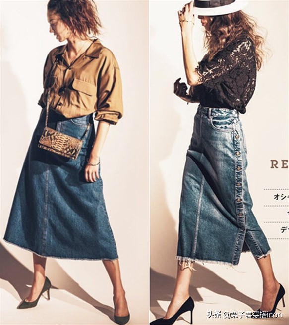 穿搭秋冬半身裙,穿搭半身裙子