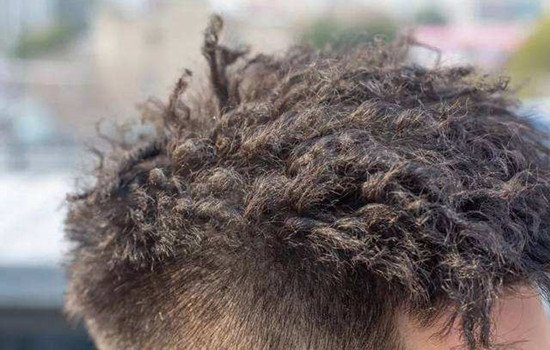 头扁的男生怎么烫头发,男生烫头发造型