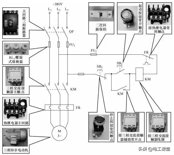 电工接线电路图大全图讲解,电工接线电路图大全实操
