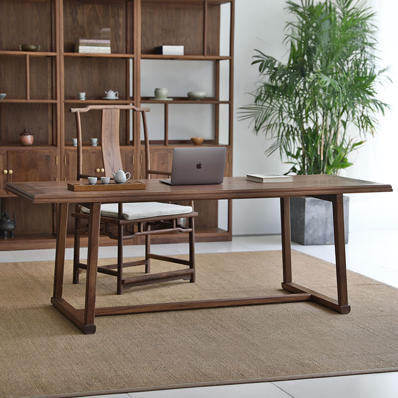 老榆木家具客厅效果图新中式,老榆木是最具性价比实木家具