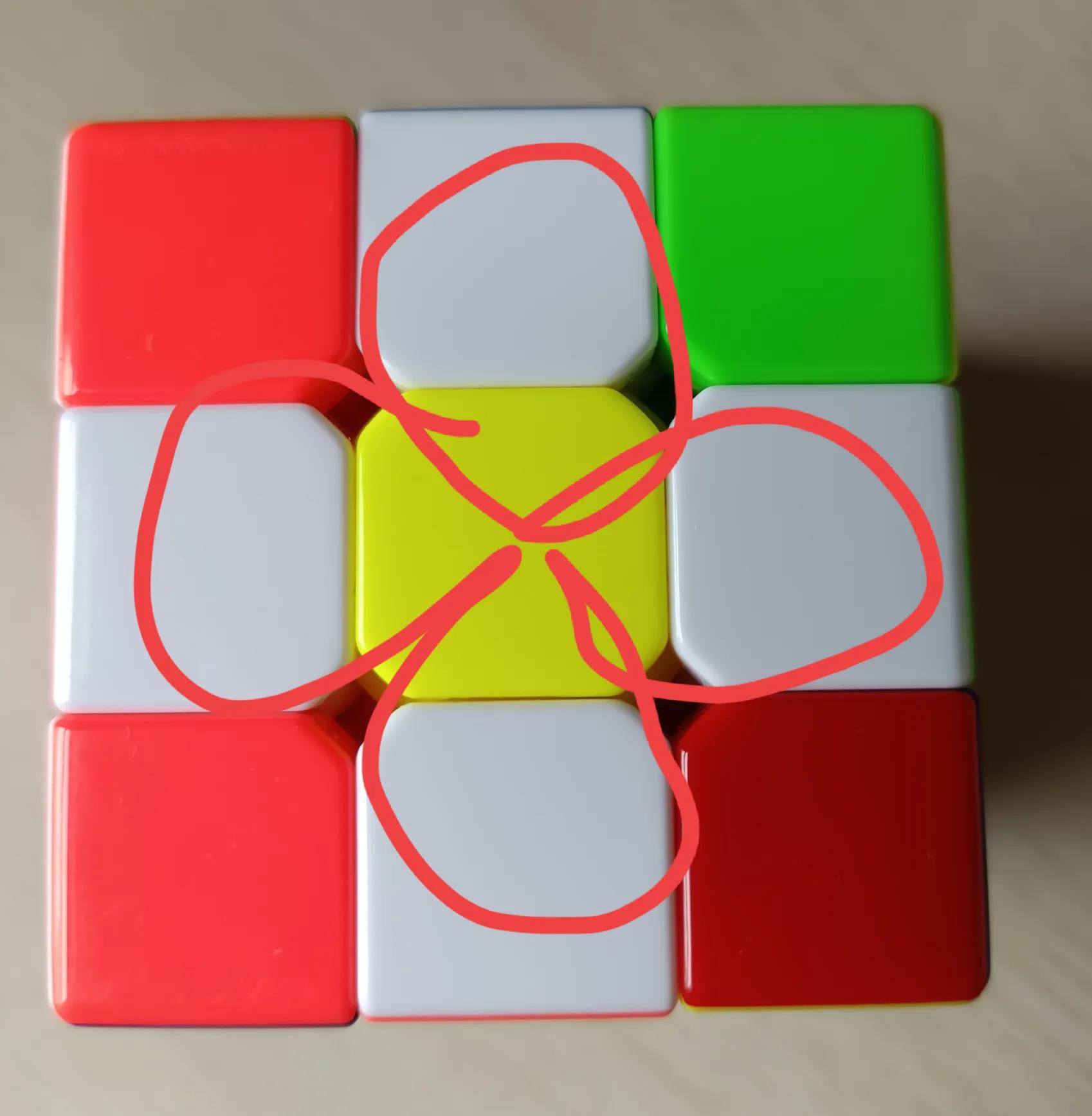 三阶魔方cfop复原法,魔方三阶黄色十字架复原