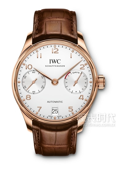 金色表盘万国葡七,万国金表柏涛菲诺玫瑰金表价格