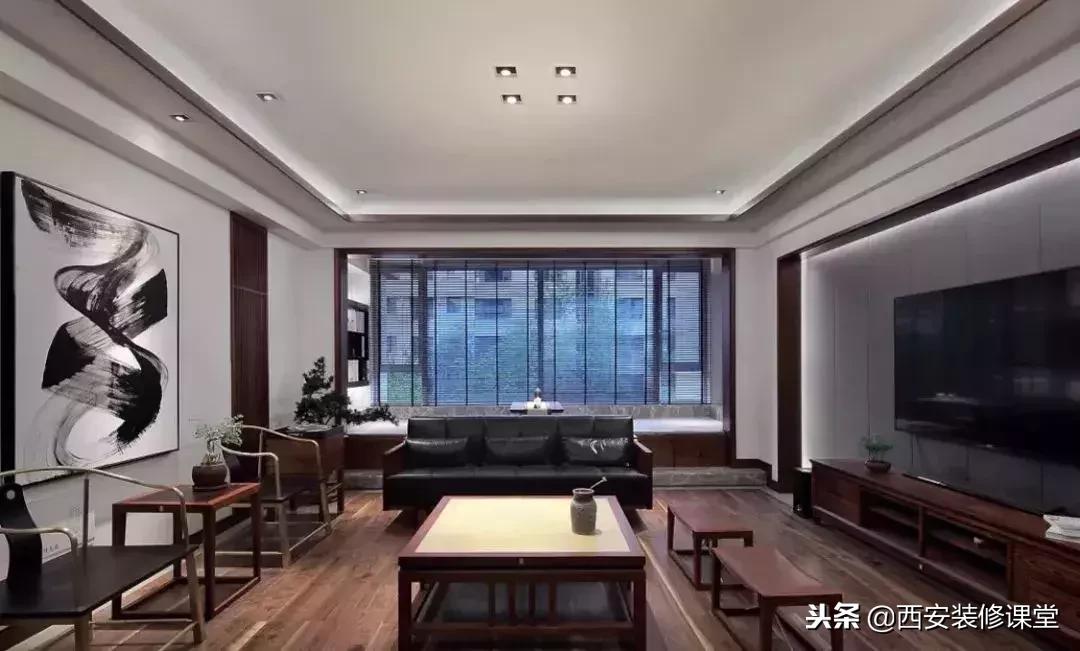 30款新中式客厅骨子里的东方韵味,30款中式客厅韵味十足