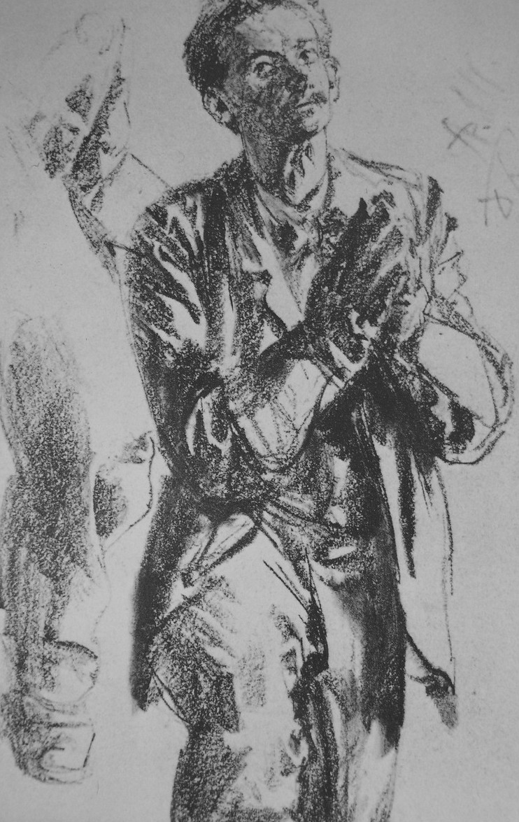 门采尔素描高清大图,门采尔高清素描风景画