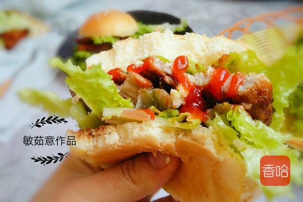 买来的汉堡怎么做汉堡,正宗汉堡做法小视频