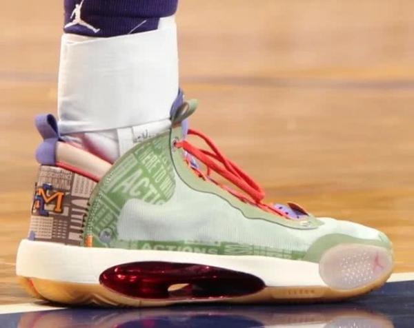 NBA黑人月配色球鞋