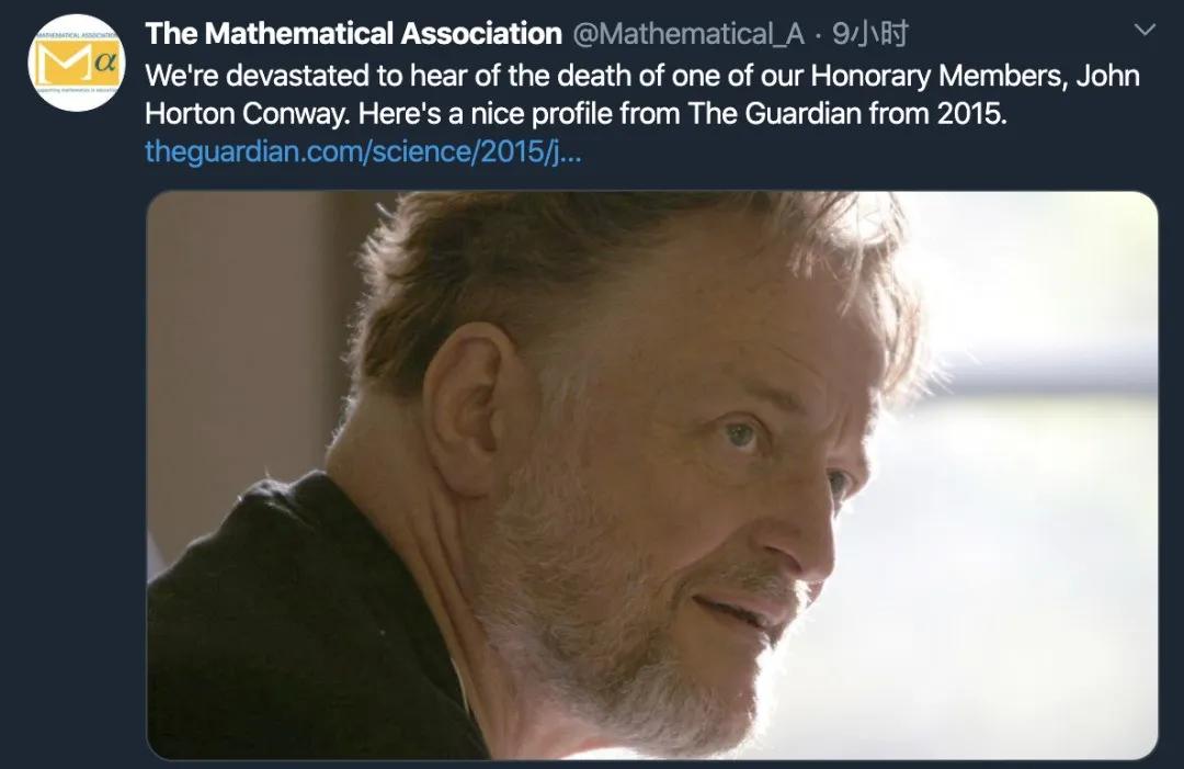 英国全能数学家JohnConway因新冠去世,是数学疯子也是游戏疯子