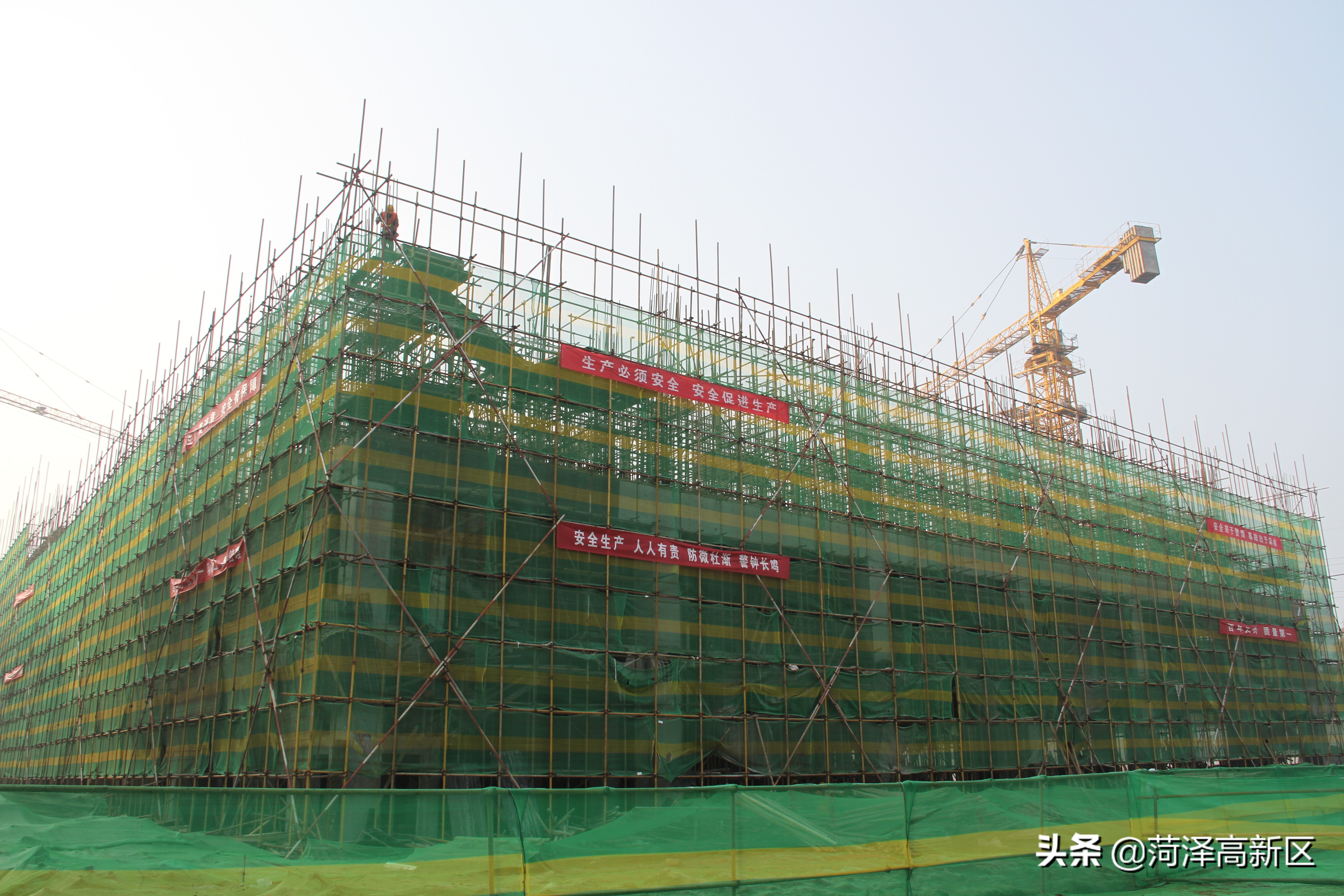 现场观摩见证菏泽高新区的勃勃生机