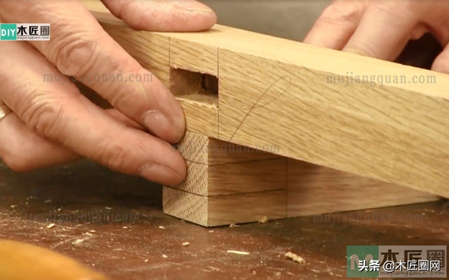 木匠手艺榫卯结构制作,木匠榫卯制作教程