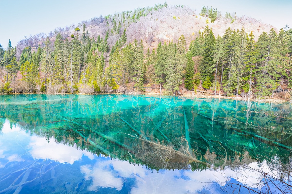 九寨沟最美的一处景点,九寨沟风景区好山好水好风光