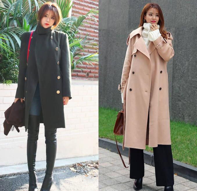 韩国女士大衣搭配方法,大衣如何穿出韩剧感