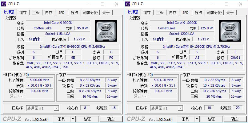i9-10900k对比i710700k,i9-10900k有苹果处理器强吗