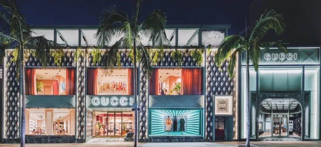 lv奢侈品设计,gucci店铺设计风格
