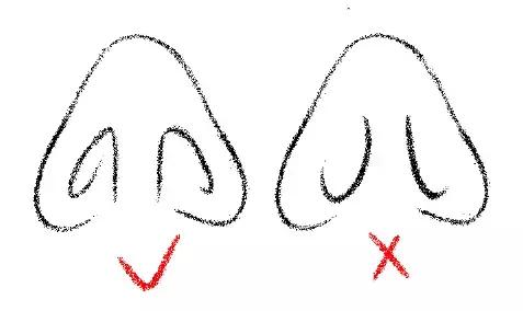 鼻子怎么画挺拔教程,鼻子怎么画简单又漂亮图片