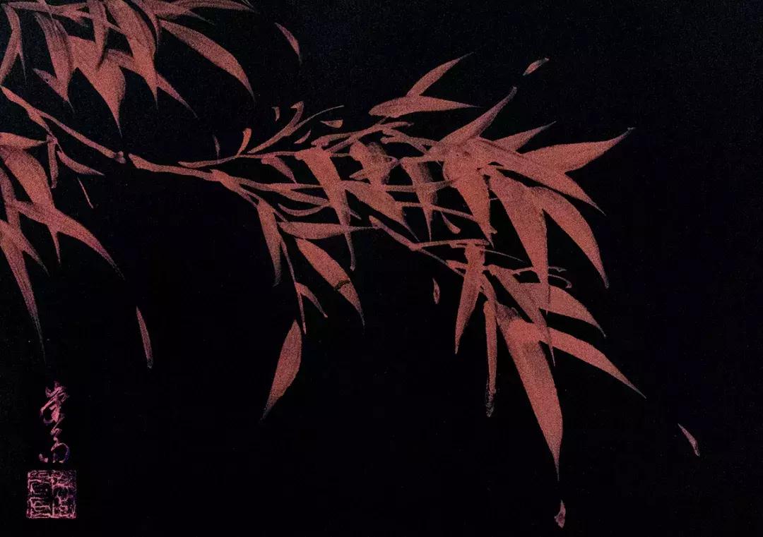 梅兰竹菊国画中的山石画法,梅兰竹菊国画写意教学视频