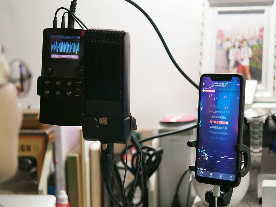 唱吧智能彩屏声卡k10,唱吧k10智能彩屏声卡套装体验