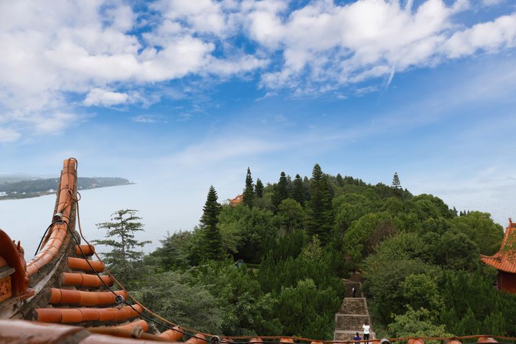 抚仙湖孤山上有什么景点,抚仙湖里的小岛