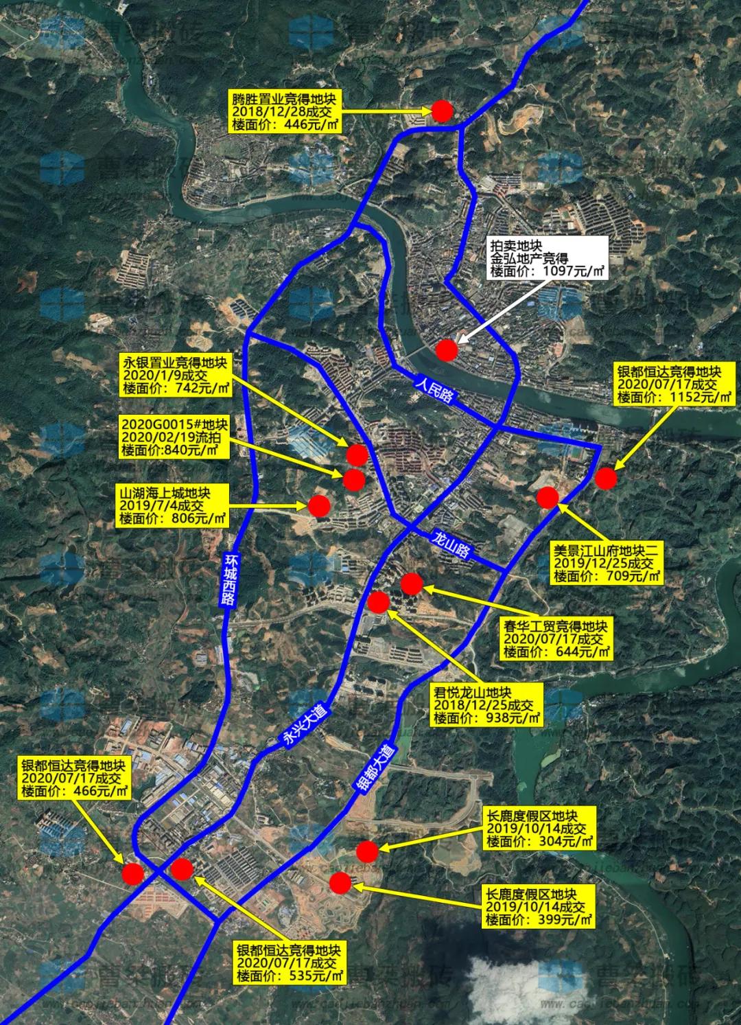 郴州融华竞得五岭地块,郴州市2020033号地块竞拍