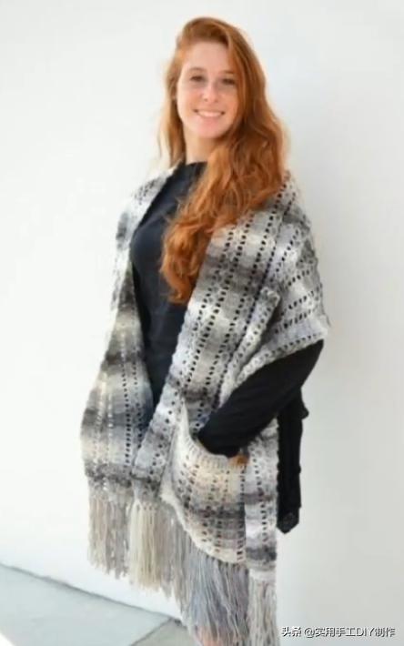 针织围巾新款图片大全,最新款围巾百搭又洋气针织