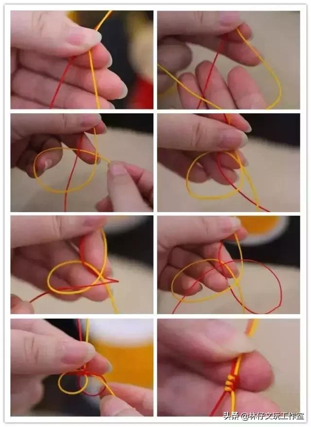 文玩绳结打结方法大全,文玩佛珠手串绳结
