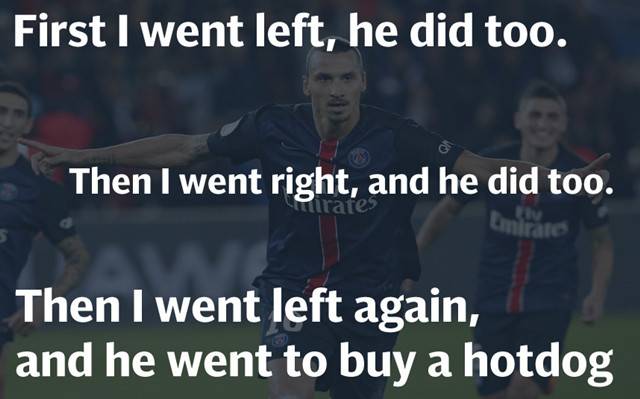 伊布霸气的言论,伊布经典时刻