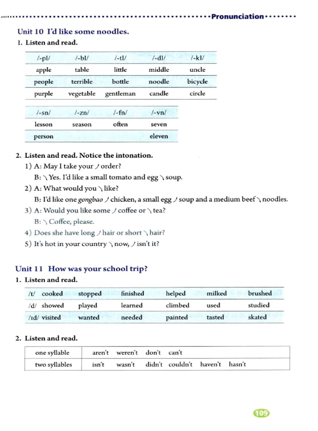 人教版英语七年级下册电子课本,人教版初中七年级英语上电子课本