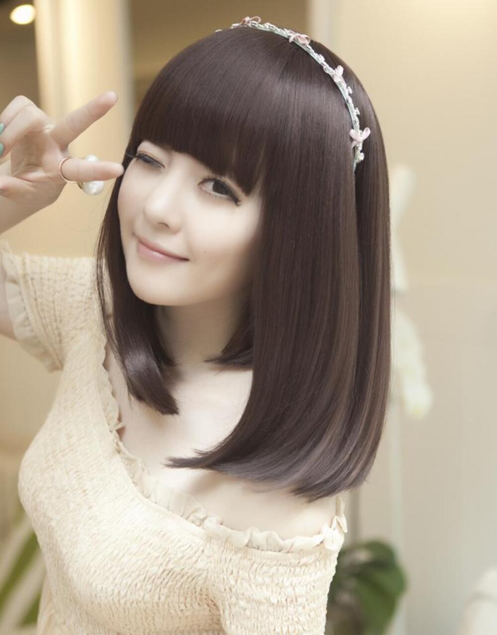 适合大脸好看时尚的短发,适合长脸小脸的短发发型女35-40岁