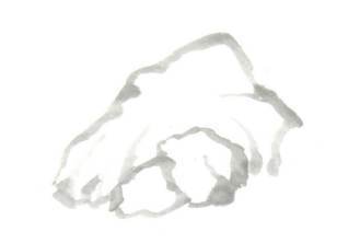 国画山水画石头的画法如何上色,国画石头的画法斧劈皴图片