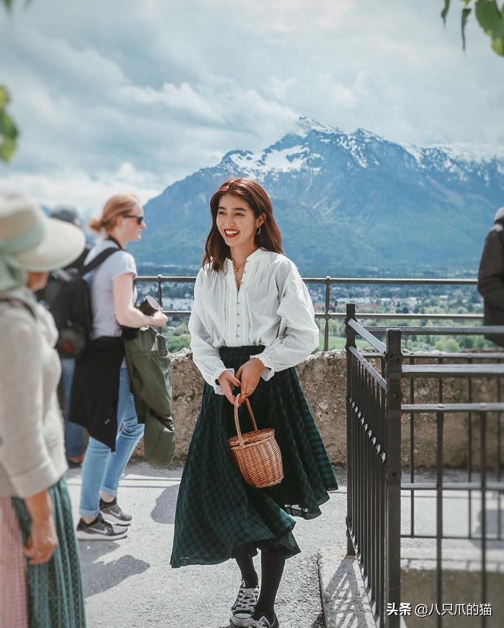 仙气雪纺装搭配图解,宽松冬季雪纺上衣搭配