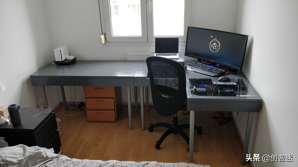 自己动手做一个节省空间的电脑桌,自制内藏电脑桌最全教程