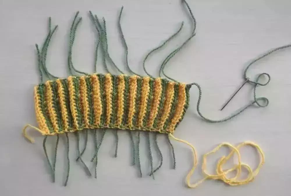 南瓜挂件钩针教程,钩针南瓜小挂件图解