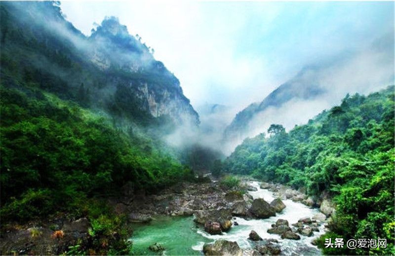 贵州最美漂流,贵州最美的溪水山水美景
