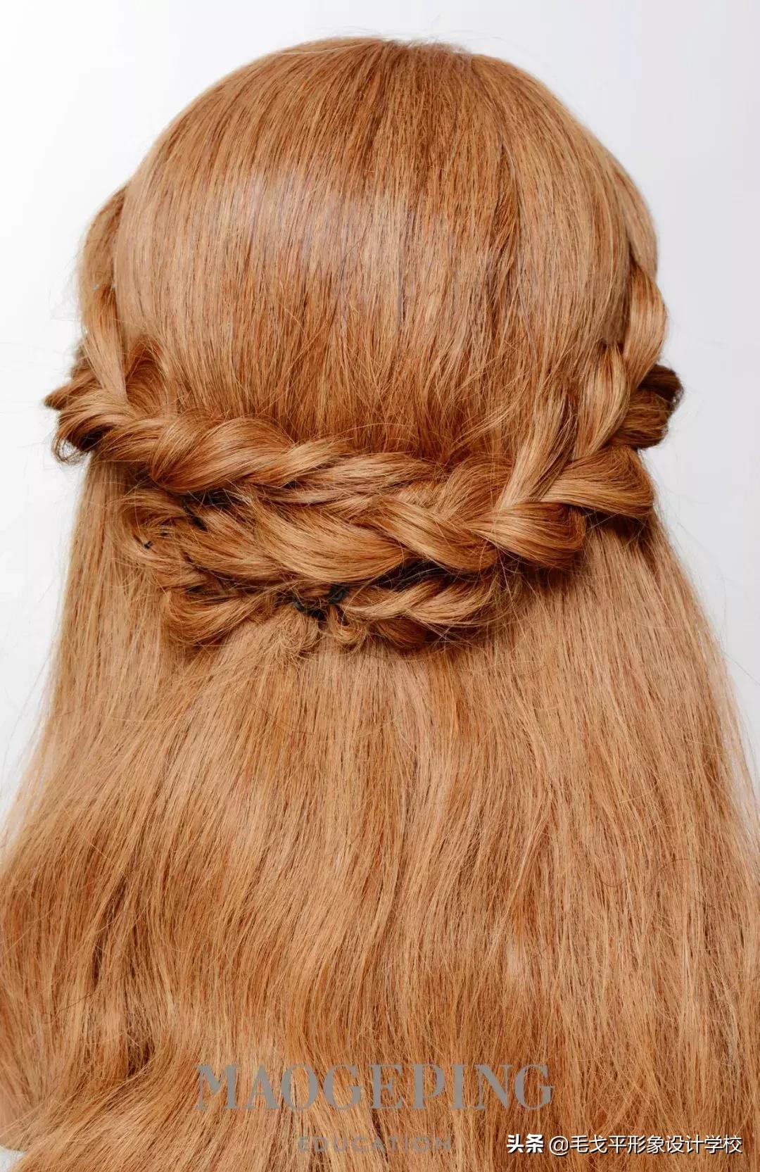 简单高贵晚宴发型步骤,时尚晚宴发型教程