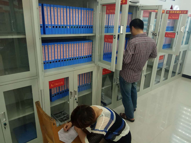 邓州市教育均衡发展验收,城区二小邓州市