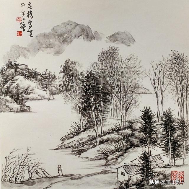 写生水墨画作品欣赏,水墨人物画写生作品欣赏