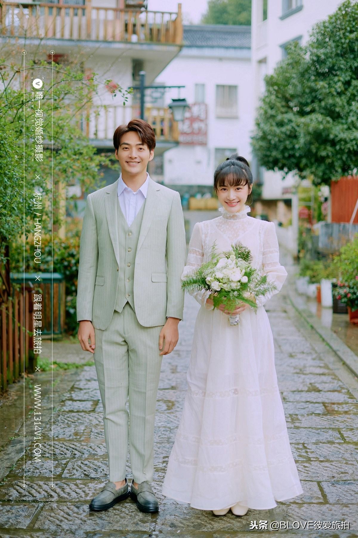 杭州婚纱照真实照片,杭州婚纱照唯一视觉