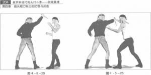 短刀进攻与防守技巧,短刀摆刺的防御与反击