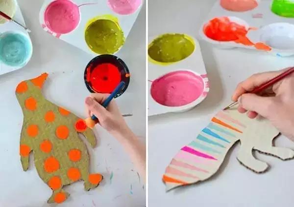 废物利用，她用几个纸箱让家里变成动物园，孩子回家乐坏了！收藏