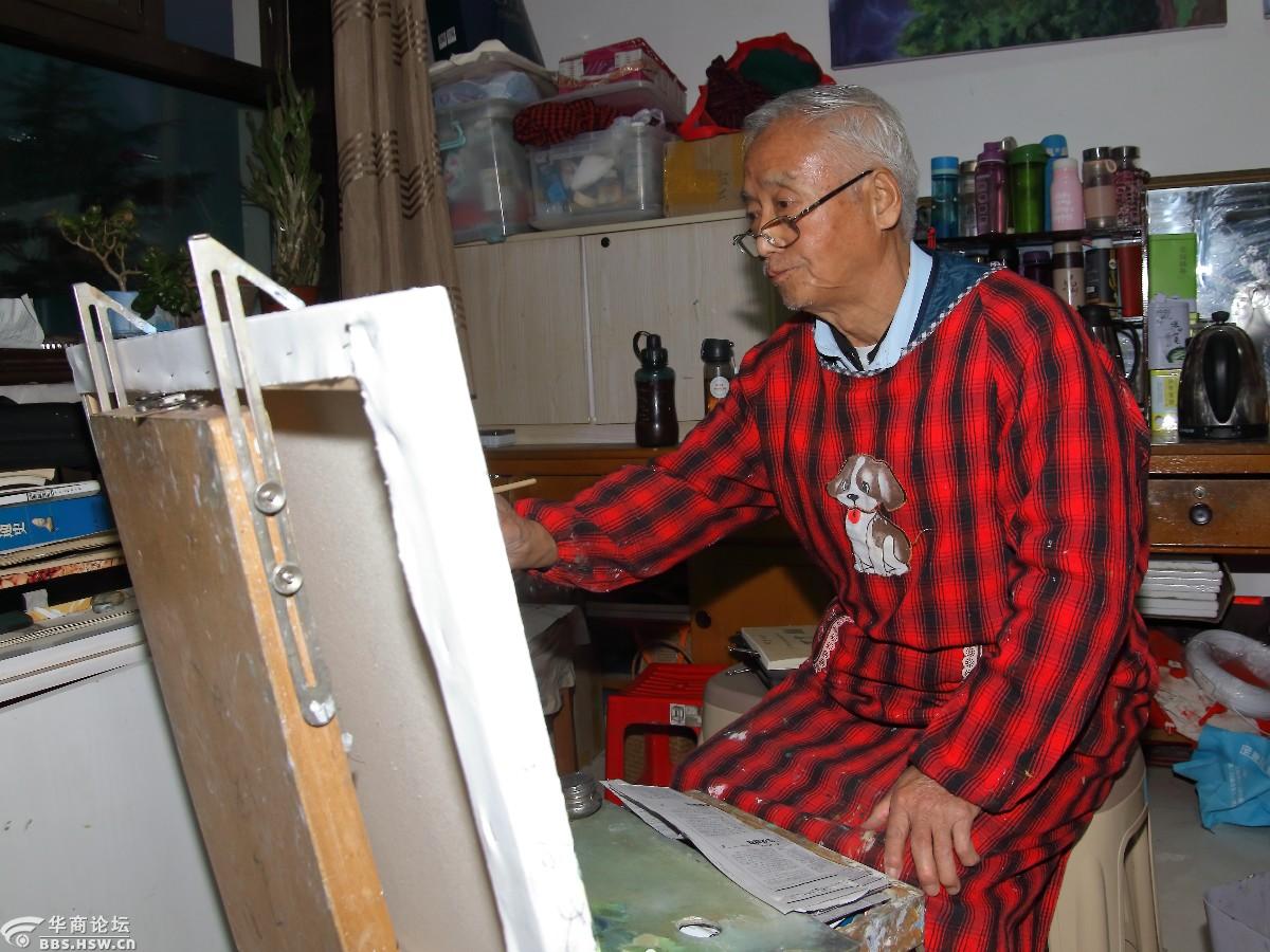 叶君川和他的老年油画班