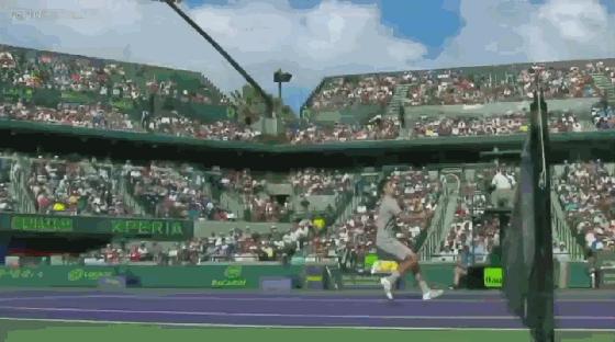 网球可以抛拍击球吗,网球过网击球怎么判定