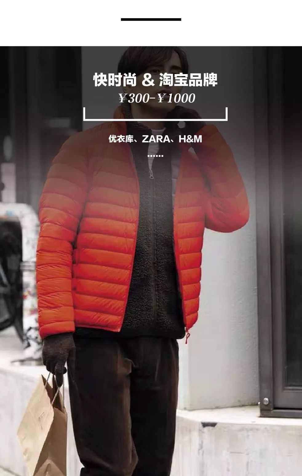 最好的羽绒服怎么选,300到400羽绒服男士